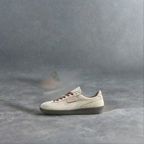 [늘정품] 푸마 PUMA 팔레르모 크림 화이트 브라운 396463-28 ALPINE SNOW ESPRESSO BROWN GUM 축구 클래식 스니커즈 스웨이드 금박로고 패션스니커즈