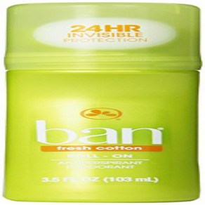 Ban Roll-On Deodorant Fresh Cotton - 3.5 oz