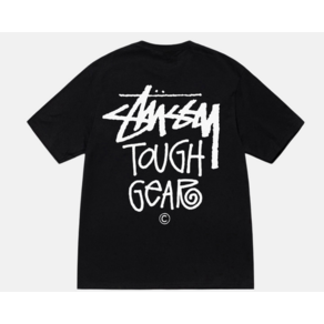 스투시 터프기어 반팔티셔츠 클래식 블랙 [국내매장판] STUSSY TOUGH GEAR TEE BLACK