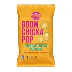 [미국직배송]앤지스 붐 치카팝 체다 치즈 팝콘 136g Angie's Boomchickapop Cheddar Cheese Popcorn