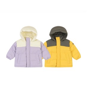 아가방 콜드베이직웰론점퍼 PURPLE YELLOW 01Q755003