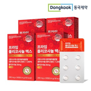 동국제약 프라임 폴리코사놀 맥스, 4개, 30정