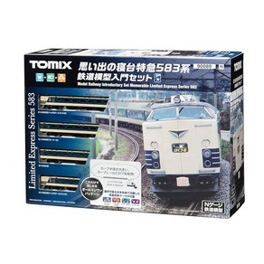 TOMYTEC TOMIX N 게이지 추억의 침대 특급 583계 90089 철도 모형 입문 세트, 1개