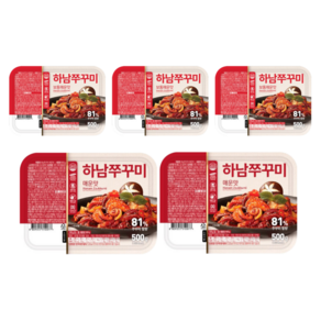 [하남쭈꾸미] 보통매운맛 500g 3개+매운맛 500g 2개 (총 5개), 5개