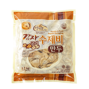[160-1] 아하 감자고기수제비 만두_1.2kg, 1개, 1.2kg