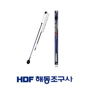 해동조구사 카리스마 롱런 벵에돔 감성돔 낚시 밑밥주걱 HT-1107 + 우레탄 스프링 줄, 1세트