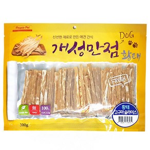 개성만점 반려견간식300g, 1개, 300g, 개성만점 황태+고구마슬라이스