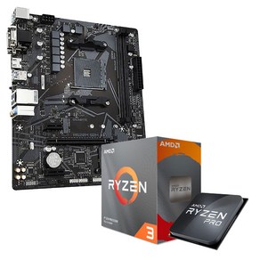 GIGABYTE A520M S2H 메인보드 + AMD Ryzen 3 4350G CPU 번들