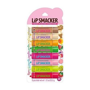 립 스매커 Lip Smacker 오리지널 & 베스트 홀리데이 Flavored 밤 파티 팩 오트밀 쿠키 바닐라 망고 워터멜론 트로피칼 Punch 코튼 캔디 키위 스트로베리 클리어