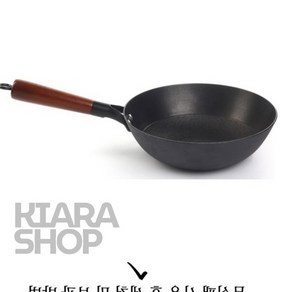 키아라샵 무쇠 주물 궁중팬 24CM 중식팬, 1개