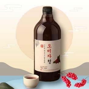 오미자청 오미자 차 원액 엑기스 1000ml 1병, 1개입, 1개, 1L