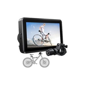 FEISIKE Handleba Bike Mio Bicycle Rea View camea with 4.3'' HD Night Vision Function 145° W, 1개