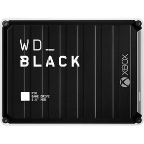 WDBLACK P10 게임 드라이브 포터블 외장 하드 드라이브 HDD 5TB WDBA3A0050BBKWESN, Game Dive fo Xbox, 2TB_Black w/ White Tim, 2) Black w White Tim  2TB  Ga