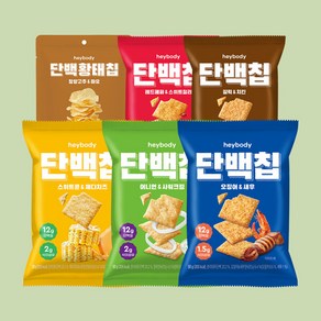 헤이바디 올인팩 단백칩 5종+황태칩 1종, 단일속성, 1개