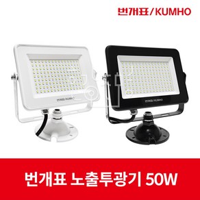 금호전기 번개표 LED 노출투광기 50W, 1개