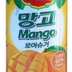 델몬트 망고주스 캔 롯데칠성 실온 180ml, 1개