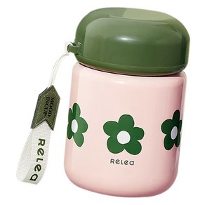 RELEA 캔디빈 스튜 포트 텀블러, 1개, 플라워 폴렌 크림, 800ml