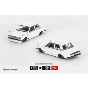 다이캐스트 모델 자동차 Kaido House x MINI GT 1 64 Datsun 510 Steet Nismo V2, 01 510 Steet Nismo V2