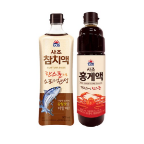 사조해표 참치액 900ml+홍게액 900ml 기획