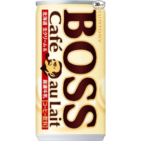 산토리 BOSS 보스 캔 커피 카페오레 30캔, 355ml