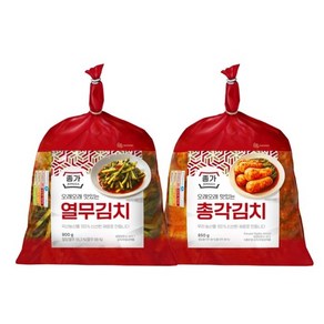 종가집 총각김치900g 열무김치900g 종가 김치