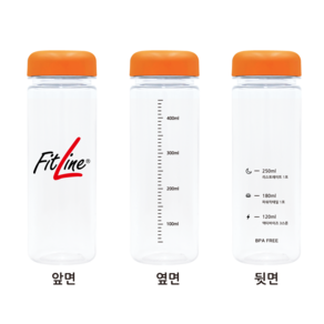 독일 피엠물병 피트라인 500ml 4종, 오렌지, 3세트