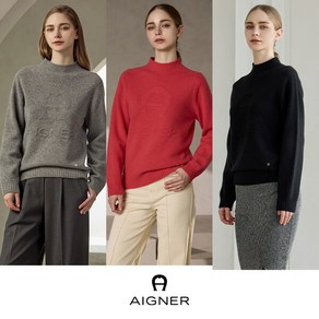 [런칭가 199000원] 아이그너 24FW Capsule collection 울캐시 홀가 니트 풀오버 1종