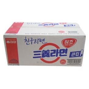 삼양 삼양라면 큰컵 115g 16개입 BOX 식품 > 가공/즉석식품 라면 컵라면, 1개