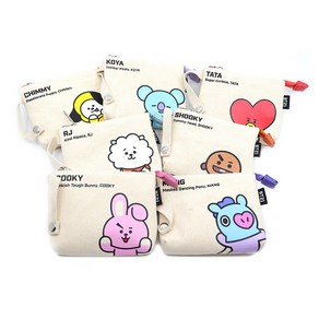 라인프렌즈 LINEFRIENDS BT21 캔버스 슬림파우치, MANG, 1개