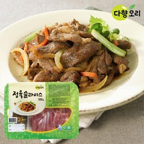 다향오리 [다향오리] 정육슬라이스 500g (간장소스) x 2팩, 2개