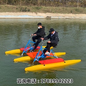 수상레저용 스포츠 2인용 백조 자전거 카약 페달보트, 보통 수상 손보트 1인