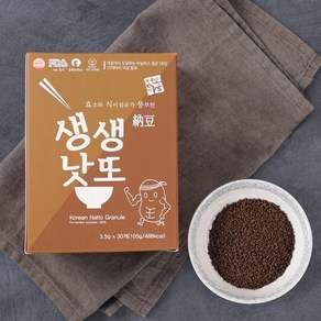 기타 [청보마을] 프리미엄 발효 생생낫또(쥐눈이콩) 3.5g x 60포 / 2박스, 2개