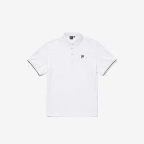 [FILA 본사공식] 면혼방 피케 베이직 카라티 (FS2TSG2331X_WHI)
