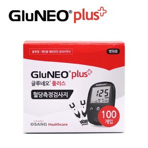 오상헬스케어 글루네오플러스 혈당 시험지 100매, 1개