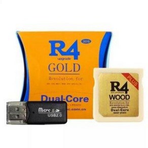 R4칩 한글 64GB GOLD Dual-Coe PLUS R4 3DS 2DS XL DSI