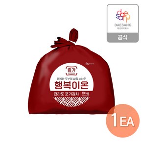 [종가집]전라도김치 행복이온10kg / 칼칼하고 깊은맛