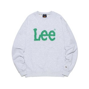 매장정품 리 LEE 빅 트위치 맨투맨 라이트 그레이 LE2401CR01LG 472056