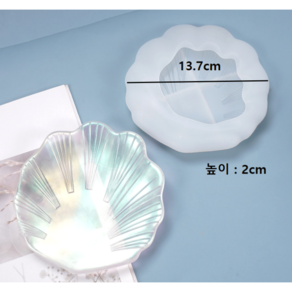 꽃잎 접시 트레이 레진 실리콘 몰드 아트 공예 재료, 1개, 1개