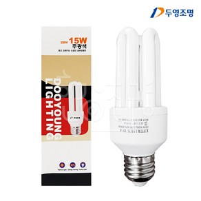 두영조명 LED EL15W E26, 주광색, 1개