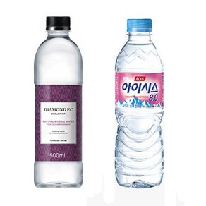 코카콜라+롯데칠성 휘오다이아몬드+아이시스8.0, 500ml, 40개