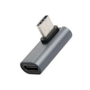 COMS JA064 USB3.1 Type C 꺾임 젠더 C타입 연장 MF, 1개