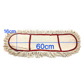 리스킹 바닥관리 청소밀대 먼지 및 이물질 청소가 쉬운 백색 밀대걸레 60cm, 백색 리스킹 물걸레 60cm, 1개
