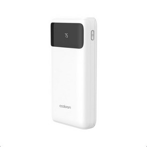 쿨린 고속충전 대용량 보조배터리 30000mAh MS-0340, 화이트 20W (케이스 별도)