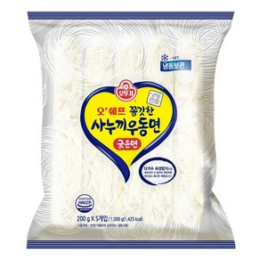 오뚜기 오쉐프 쫄깃한 사누끼우동면 굵은면 1kg, 5개