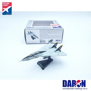 Daron 전투기모형 비행기모형 톰캣 졸리로저스 F-14 Tomcat VF-103 Jolly Rogers 1/160 Postage Stamp PS5383-3