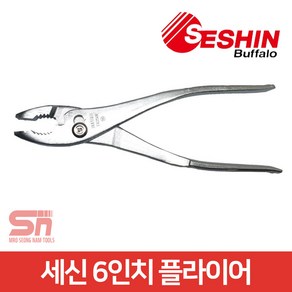 세신버팔로 수공구 6인치 플라이어, 1개