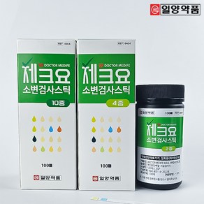 일양약품 체크요 단백뇨 소변검사 스틱 키트 4종 100매