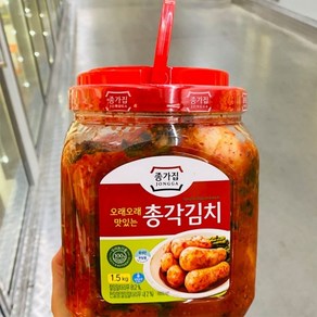 종가집 오래오래 맛있는 총각김치 통