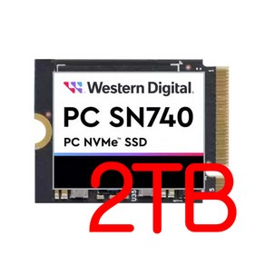 WD SN740 2T M2 2230 SSD NVME 스팀덱 완벽 호환