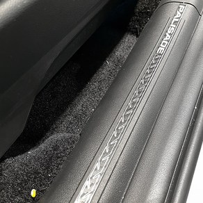 [FIGFINDER] 디올뉴 팰리세이드LX3 알루미늄 도어 하단 발판 사이드 스텝 스커프 문턱 보호 헤어라인 자동차 악세사리 호환 상품, 도어스텝1열_실버